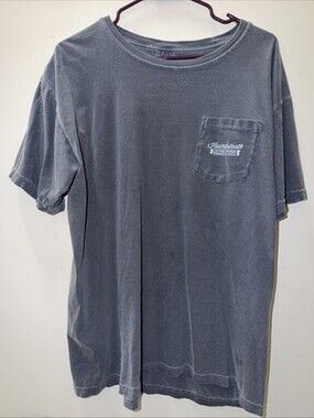 Houndstooth Clothing Company T Shirt With Graphics On Back Pocket Shirt